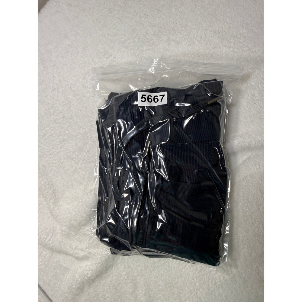 Eddie Bauer Mens M Navy Blue Elastic Waist Drawstring Lounge Pull On Pants - Picture 7 of 7